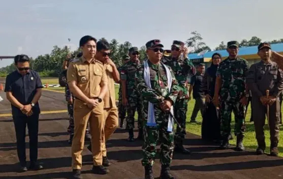 Pangdam XIII/Merdeka Kunjungi Kepulauan Sangihe, Agendakan Peresmian Jembatan Garuda di Tabukan Utara