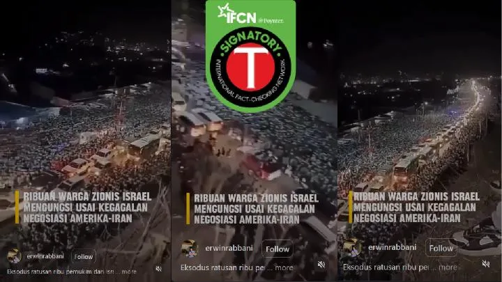 Cek Fakta: Video yang Diklaim Eksodus Warga Israel Ternyata Rekaman Kerumunan di Timor Leste Saat Kunjungan Paus Fransiskus