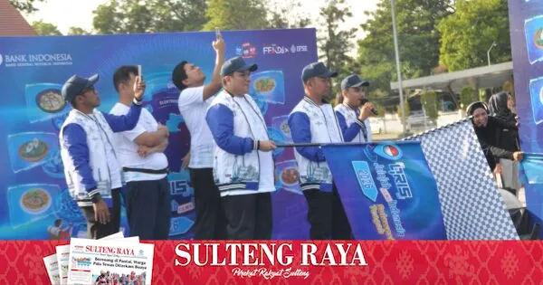 Pemkot Palu Lepas Peserta QRIS Jelajah Kuliner Indonesia 2026 di Lapangan Vatulemo