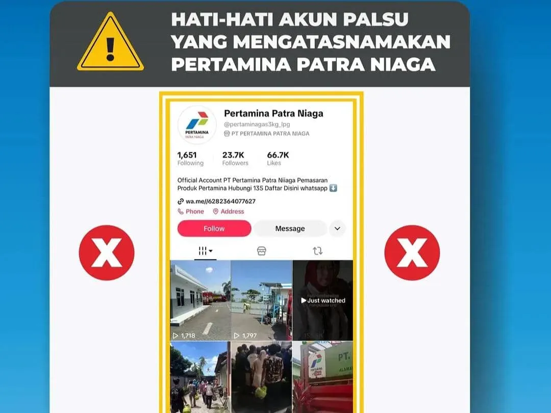Pertamina Patra Niaga Peringatkan Akun TikTok Palsu yang Mengatasnamakan Perusahaan