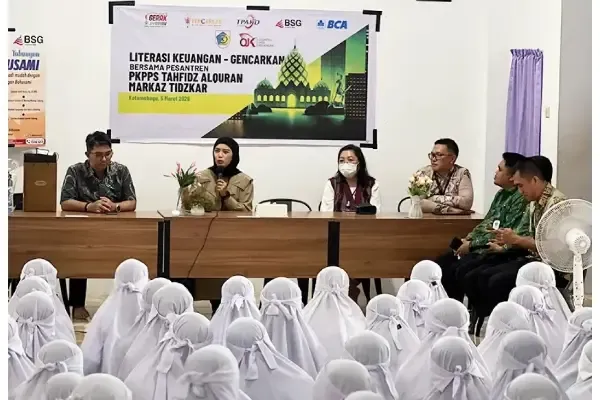 BSG, BCA, dan OJK Gelar Edukasi Literasi Keuangan untuk Santri di Kotamobagu