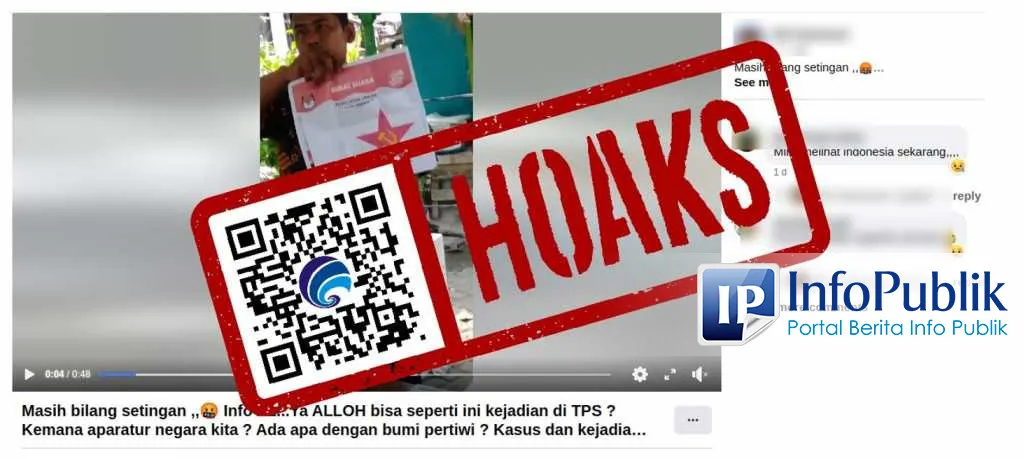 Cek Fakta: Video Klaim Surat Suara Bergambar Palu Arit di TPS Pandansari Semarang Tidak Benar