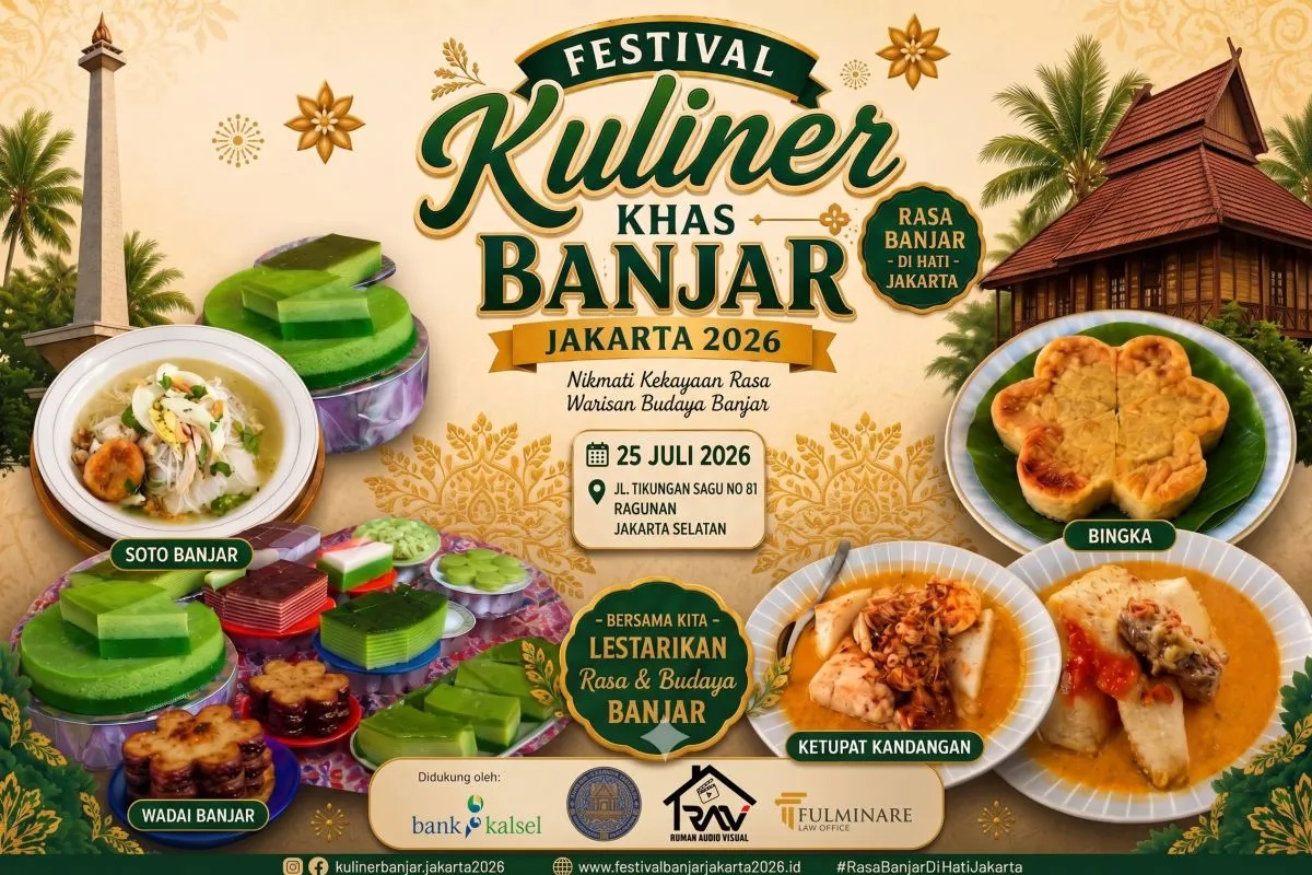 Bank Kalsel Dukung Festival Kuliner Khas Banjar Jakarta 2026 di Ragunan