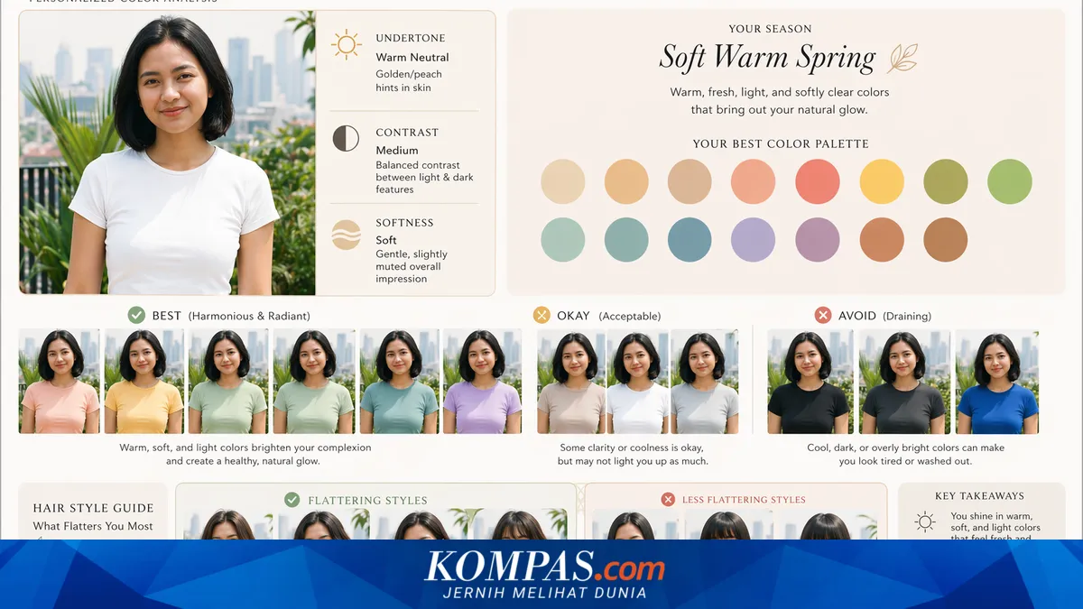 Infografis Color Analysis Ramai di Medsos, Ini Contoh Prompt untuk Membuatnya lewat AI