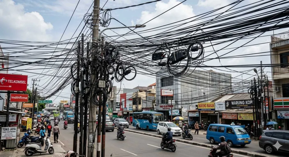 DPRD Kabupaten Tangerang Bahas Kabel Internet Semrawut, Diskominfo dan Dishub Dipanggil RDP