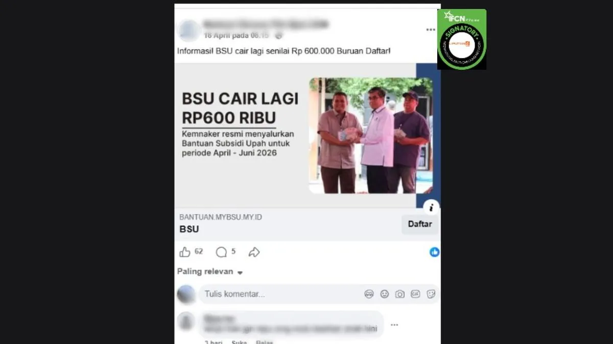Kemnaker Peringatkan Hoaks Tautan Pendaftaran BSU April–Juni 2026, Tegaskan Tidak Ada Pendaftaran Mandiri
