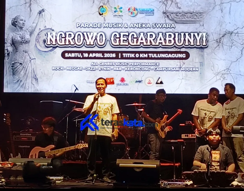 Plt Bupati Tulungagung Buka Gelar Musik “Gegara Bunyi” di Taman Nol Kilometer