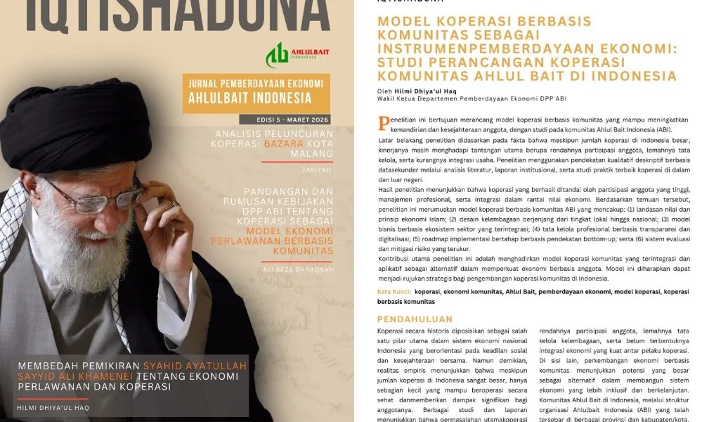 Jurnal Iqtishaduna Edisi V Soroti Kemandirian Ekonomi Umat Berbasis Nilai