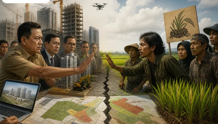 Sinkronisasi Tata Ruang Tangerang Utara Memanas: Perlindungan Sawah Berhadapan dengan Ekspansi Investasi
