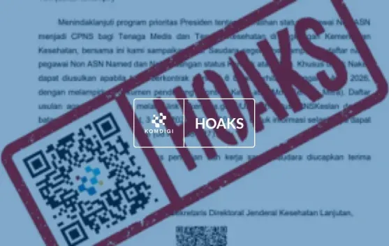 Kemenkes Tegaskan Surat Pendataan Nakes Bukan Instruksi Pengalihan Non-ASN Menjadi CPNS
