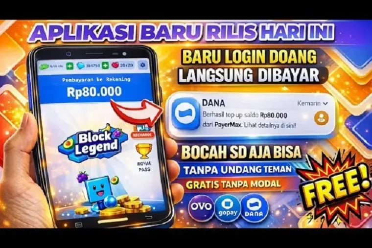 Block Legend Disebut sebagai Aplikasi Penghasil Uang 2026, Klaim Minimal Penarikan Rp500