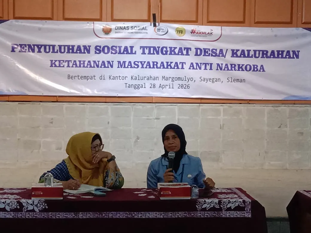 Dinsos DIY Gelar Penyuluhan Sosial di Margomulyo Sleman, Soroti Ketahanan Anti Narkoba dan Kemiskinan