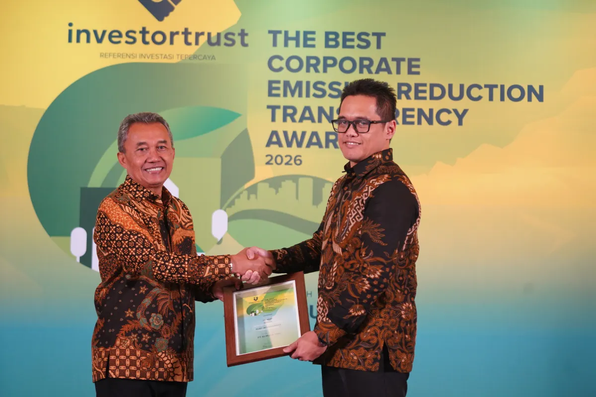 Elnusa Raih The Best Corporate Emission Reduction Transparency Award 2026