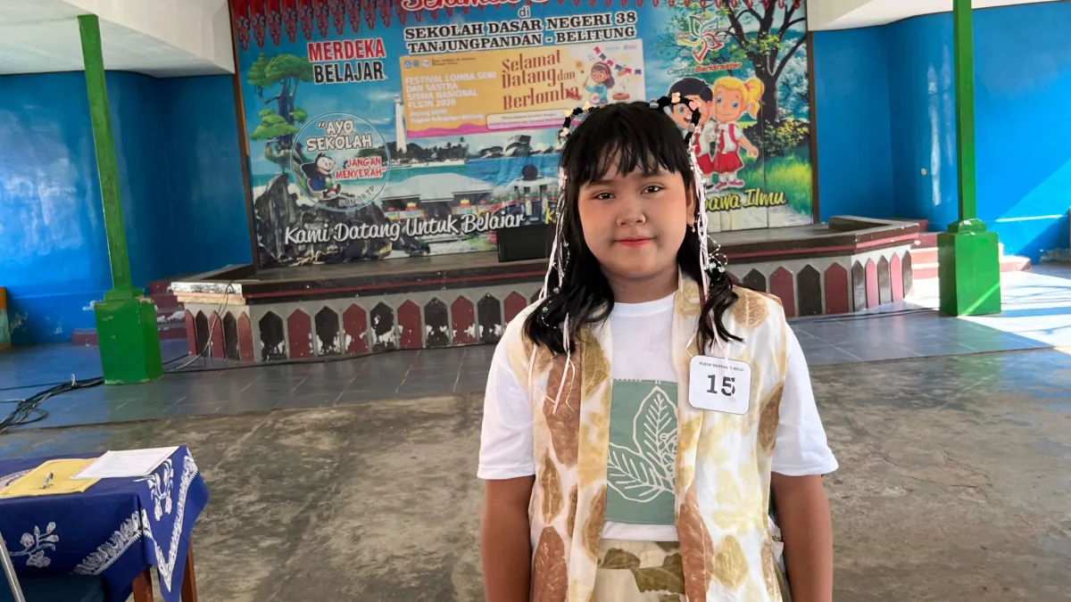 SD Negeri 46 Tanjungpandan Juara 1 Lomba Menyanyi Solo FLS2N Tingkat SD