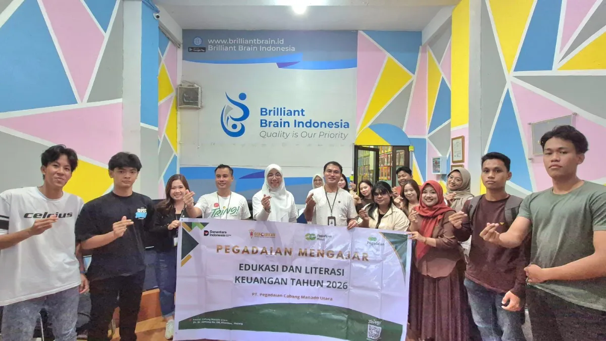 Program Pegadaian Mengajar Berikan Edukasi Literasi Keuangan di Brilian Brain Indonesia