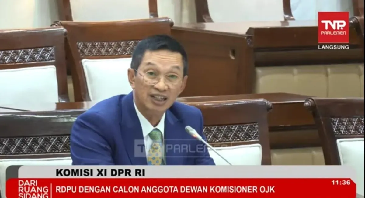 Hernawan Bekti Sasongko Paparkan Fokus Tata Kelola dan Reformasi Kredit saat Uji Kelayakan Calon Wakil Ketua OJK