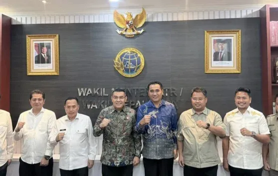 Wabup Nias Selatan Koordinasi dengan Wamen ATR/BPN Bahas Sengketa Tanah dan Revisi RTRW