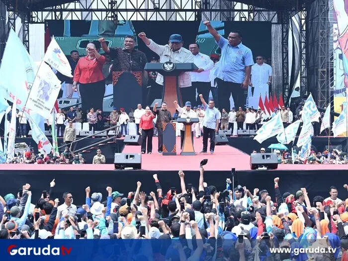 Bakom RI: Presiden Prabowo Dijadwalkan Hadiri Peringatan May Day 2026 di Monas