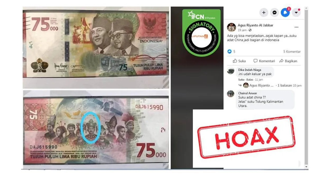 Hoaks soal Rupiah Marak di Media Sosial, dari Klaim Uang Edisi HUT ke-80 RI hingga Cara Deteksi Uang Palsu