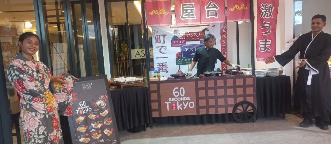 Aston Sorong Hadirkan Japanese Street Food lewat Program “60 Seconds to Tokyo”