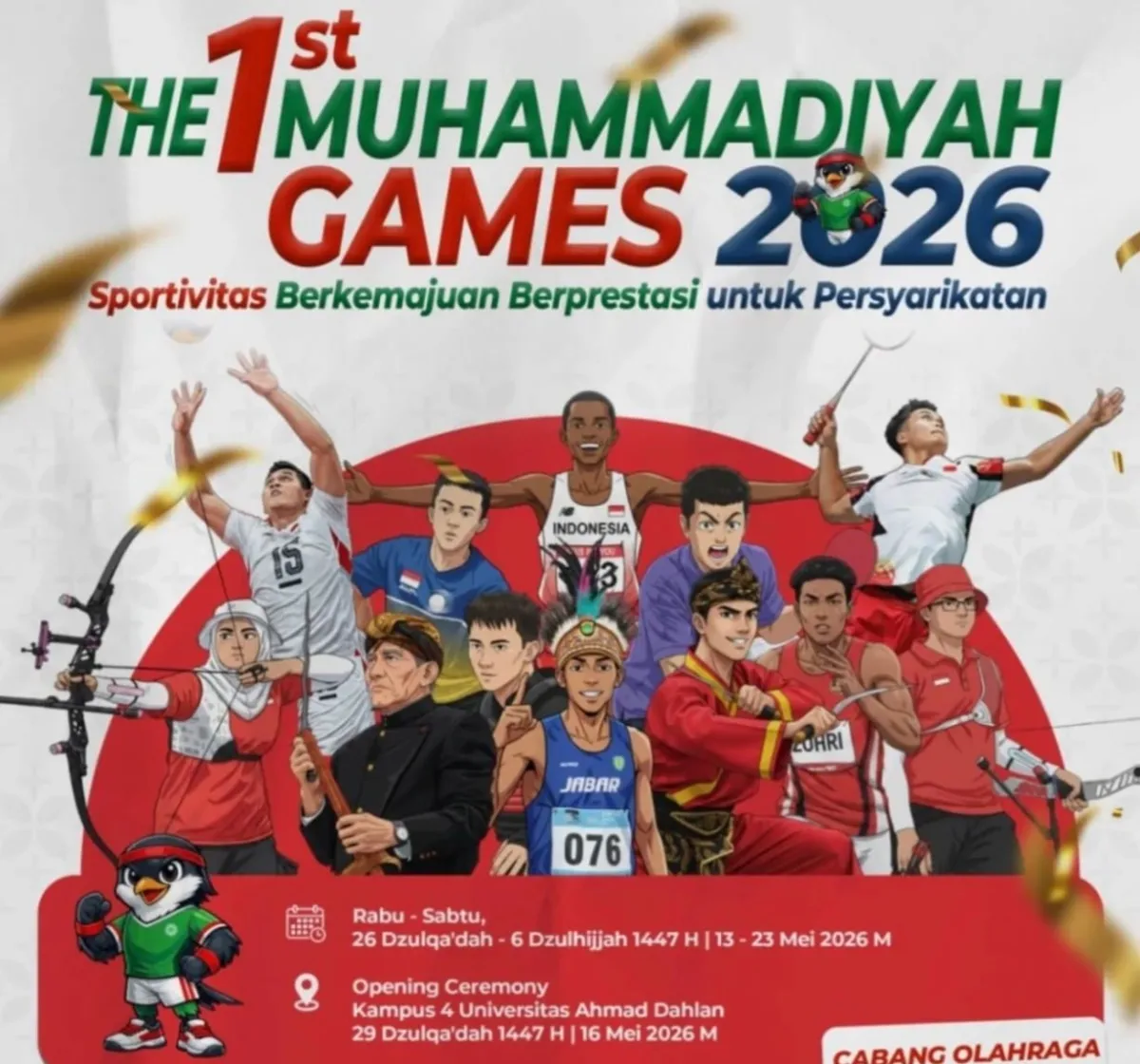 Muhammadiyah Games 2026 Disiapkan untuk Penjaringan Atlet Pelajar dan Dakwah Melalui Olahraga