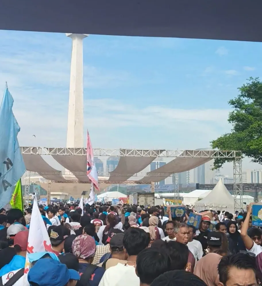 Ribuan Buruh dari Cianjur Ikuti May Day di Monas, Sampaikan 11 Tuntutan dan Siapkan Agenda 7 Mei