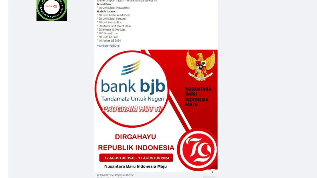 Bank BJB Kerap Dicatut dalam Hoaks di Media Sosial, Nasabah Diimbau Waspada Modus Minta Data Perbankan