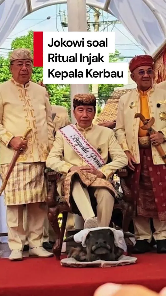Ritual, Simbol, dan Politik: Mengapa Video Jokowi soal Injak Kepala Kerbau Mendadak Jadi Perbincangan