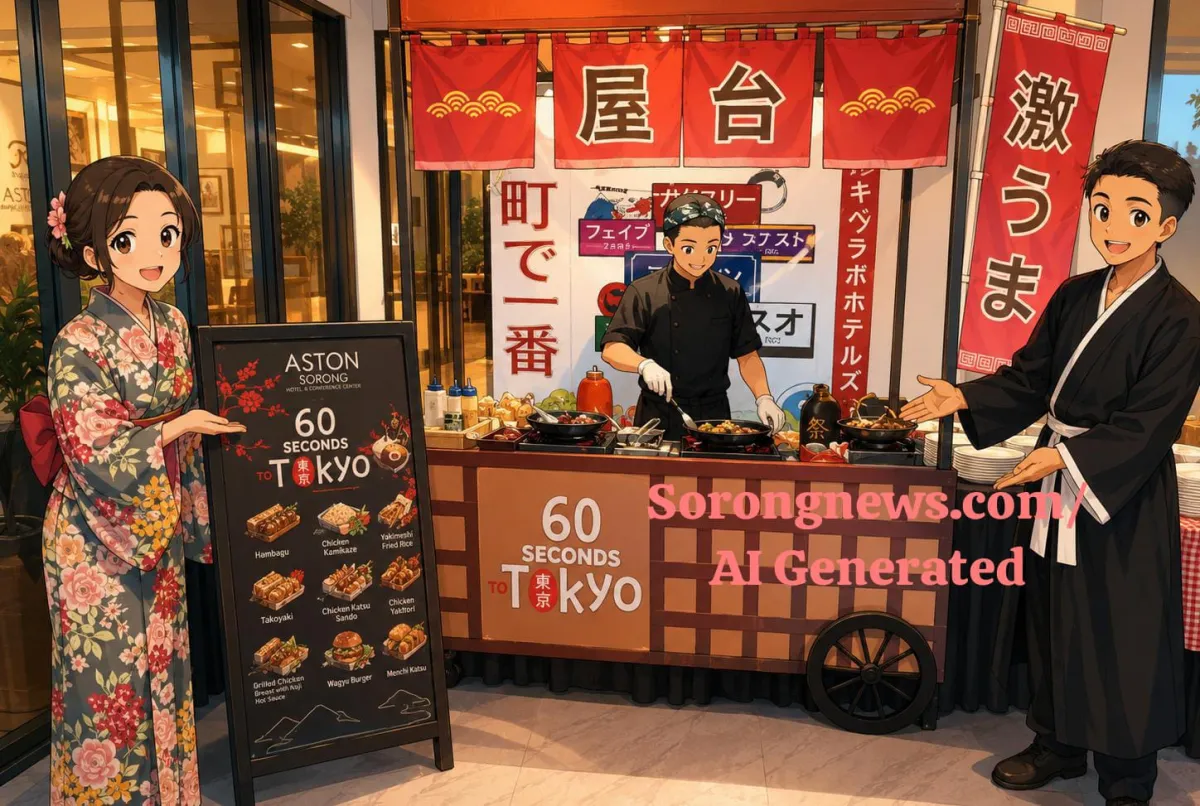 Aston Sorong Suguhkan Street Food Jepang lewat Program “60 Seconds to Tokyo” hingga Akhir 2026