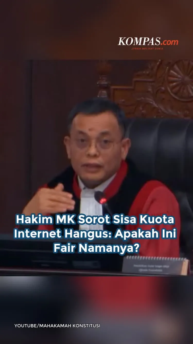 Hakim MK Pertanyakan Skema Sisa Kuota Internet Hangus Saat Masa Aktif Berakhir