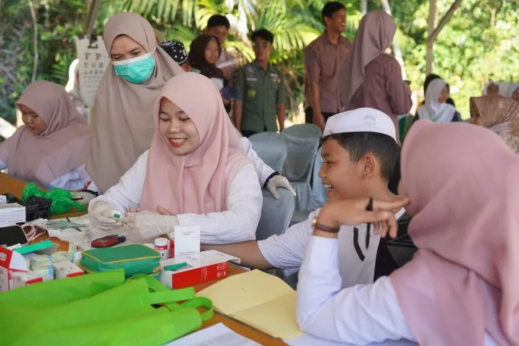 Dinkes Balangan Gelar Aksi Bergizi di MTsN 5 Balangan, Fokus Cegah Anemia dan Stunting