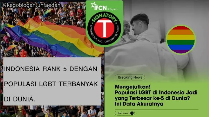 Klaim Indonesia Peringkat 5 Populasi LGBT Dunia Versi Data CIA Dinilai Keliru