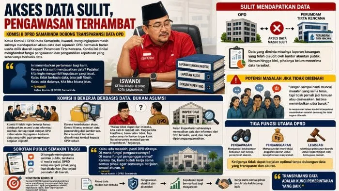 Komisi II DPRD Samarinda Keluhkan Sulitnya Akses Data OPD, Dorong Transparansi untuk Pengawasan
