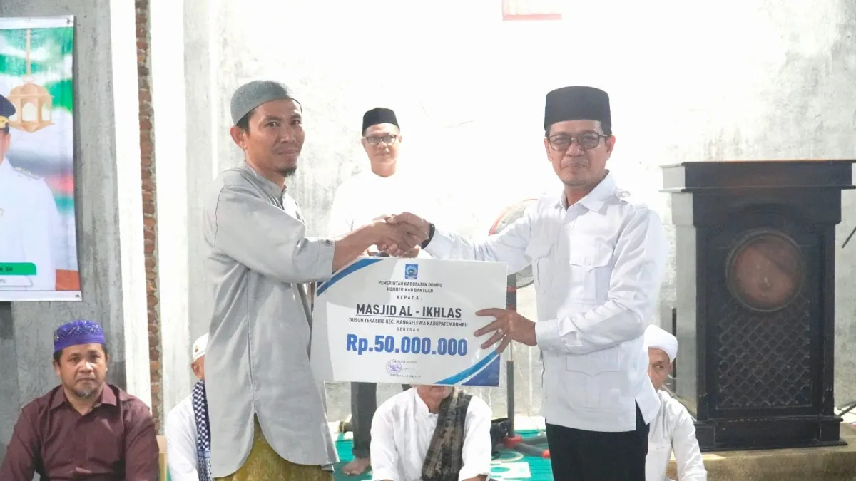 Safari Ramadhan di Manggelewa, Bupati Dompu Soroti Tren Positif Ekonomi dan Rencana Pembangunan Silo Jagung