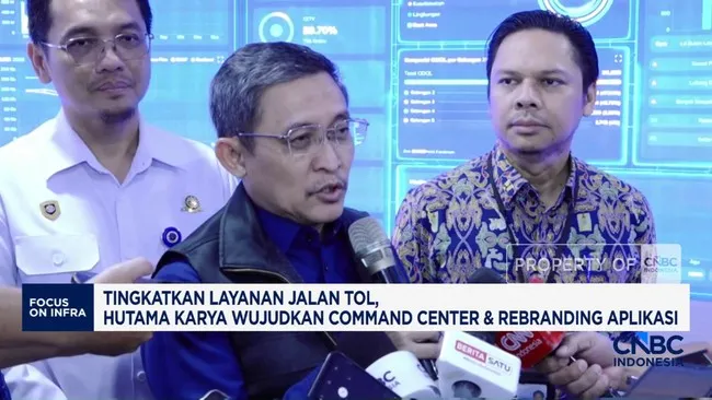 Hutama Karya Bangun Command Center dan Lakukan Rebranding Aplikasi untuk Tingkatkan Layanan Jalan Tol