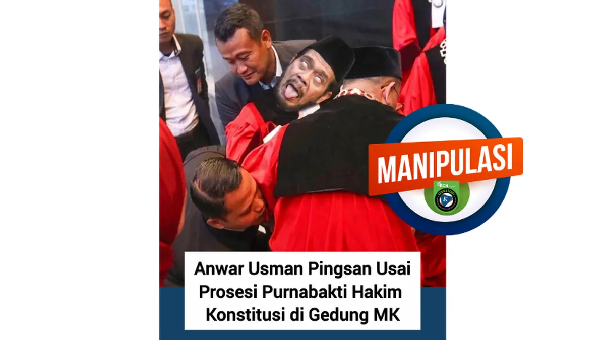 Foto Anwar Usman Pingsan dengan Lidah Terjulur di Media Sosial Ternyata Manipulasi
