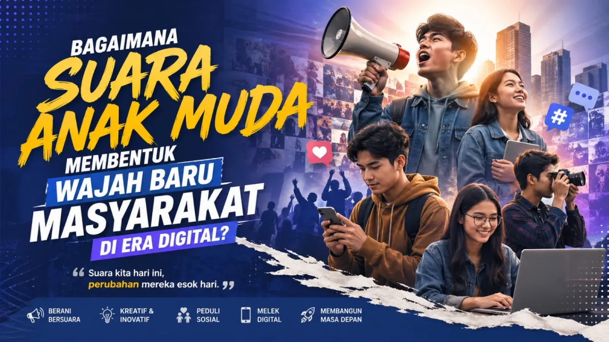 Suara Anak Muda di Era Digital: Dari Penyebar Informasi hingga Penggerak Perubahan Sosial