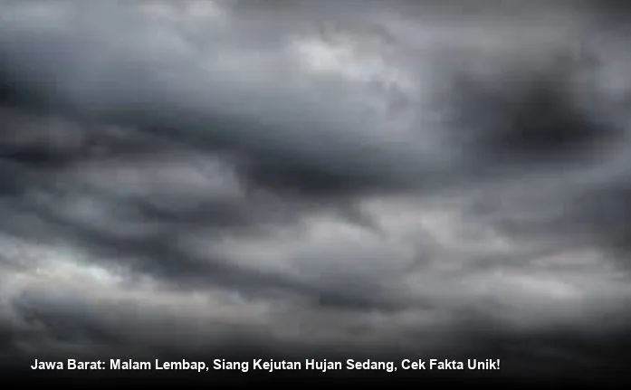 Prakiraan Cuaca Bandung: Dini Hari Sangat Lembap, Siang Berpotensi Hujan Sedang