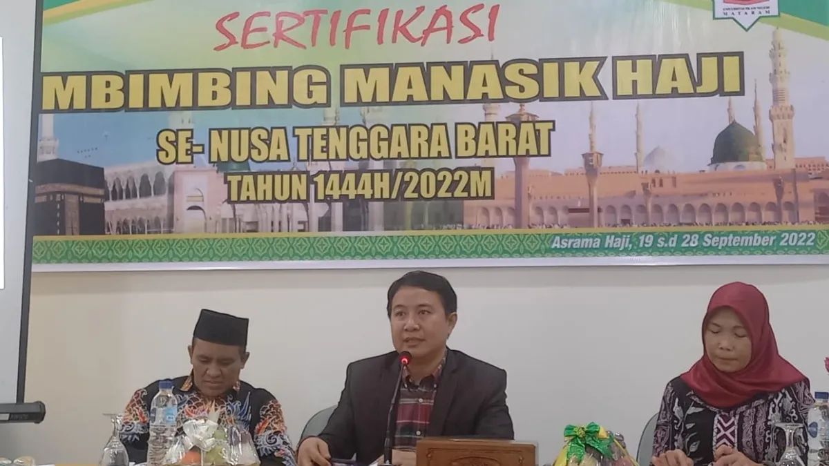 Dirjen PHU Hilman Latief Tutup Sertifikasi Pembimbing Manasik Haji di NTB