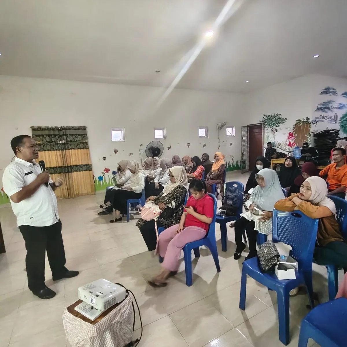 TMMD ke-129 Kodim 0418/Palembang Gelar Penyuluhan Stunting di Talang Jambi