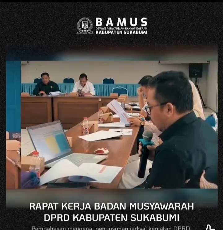 Badan Musyawarah DPRD Sukabumi Susun Jadwal Kegiatan Mei–Juni 2026