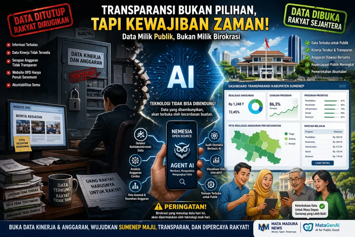 Warga Sumenep Kirim Surat Terbuka ke Komisi Informasi, Dorong Transparansi Berbasis Data Anggaran