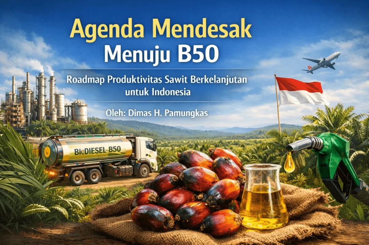 Menuju B50 pada 2026, Pemerintah Hadapi Tantangan Produktivitas Sawit Nasional