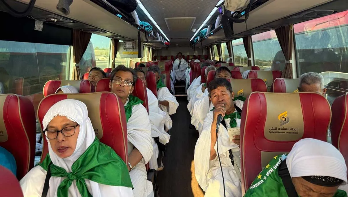 Jemaah Haji Indonesia Ambil Miqat di Bir Ali, Petugas Siagakan Layanan Lansia dan Disabilitas