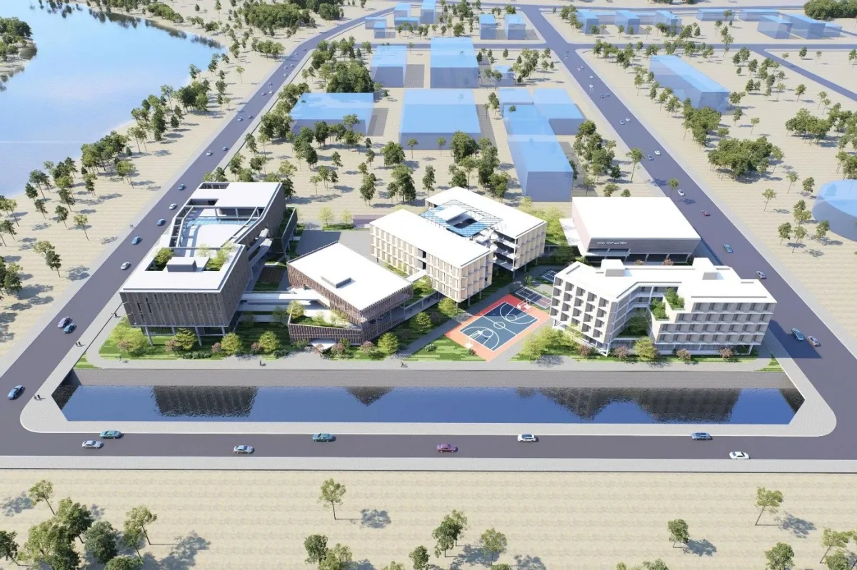 Rencana Tata Ruang Kampus Cabang Universitas Hukum Ho Chi Minh di Nam Nha Trang Dibuka untuk Masukan Publik