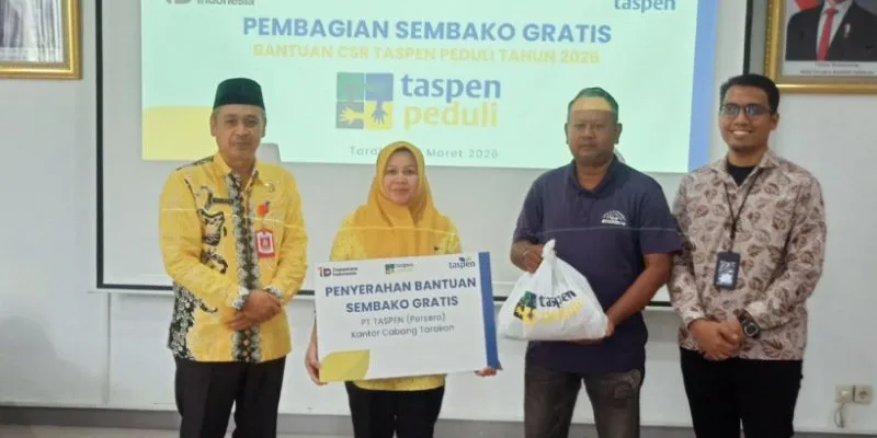 Korpri Tarakan dan PT Taspen Gelar Literasi Keuangan, Salurkan 63 Paket Sembako untuk ASN Golongan IA–IIC