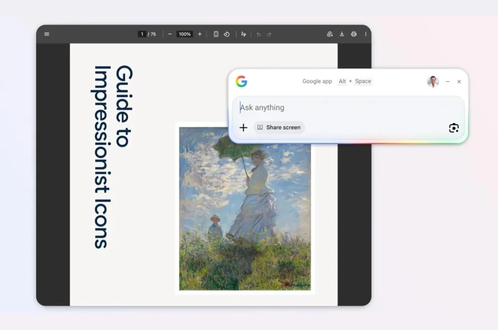 Google Rilis Aplikasi Baru di Windows, Disebut Punya Fitur Search Mirip macOS