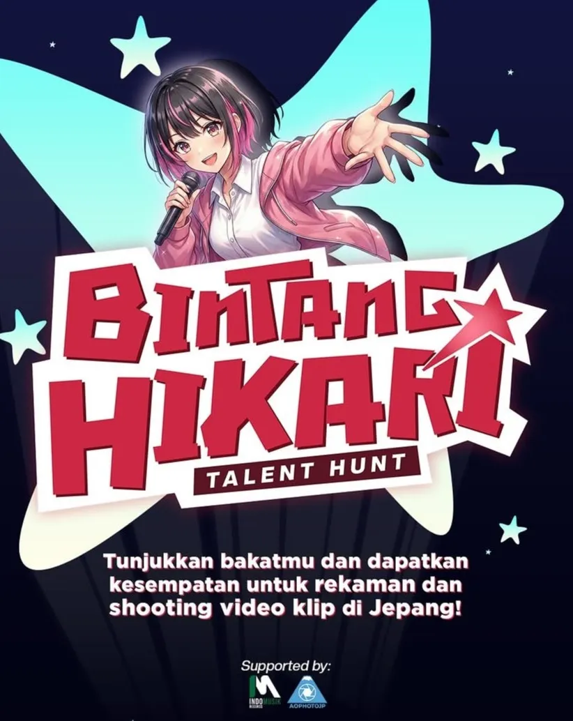 Indomusik Records Luncurkan Bintang Hikari Talent Hunt, Pemenang Berkesempatan Produksi dan Syuting di Jepang