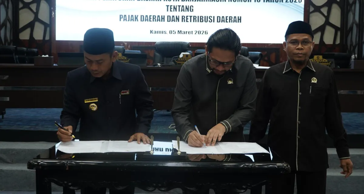 Pemkot dan DPRD Banjarmasin Sepakati Revisi Aturan Pajak dan Retribusi Daerah