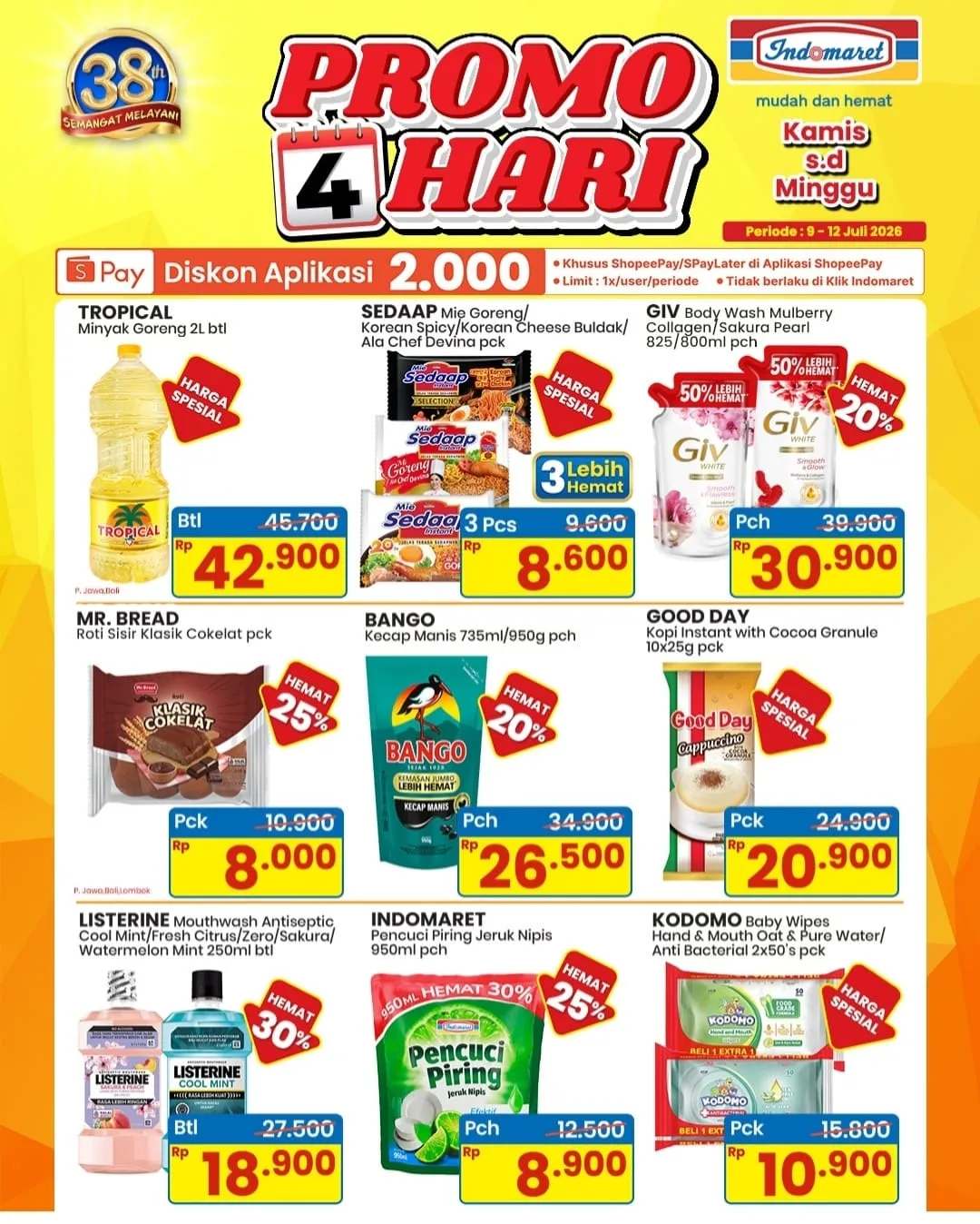Hari Terakhir Promo 4 Hari Indomaret, Warga Lampung Serbu Minyak Goreng dan Bahan Dapur Murah